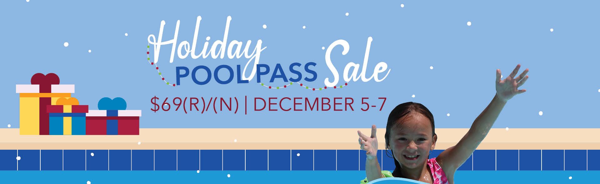 Holiday Pool Pass Sale