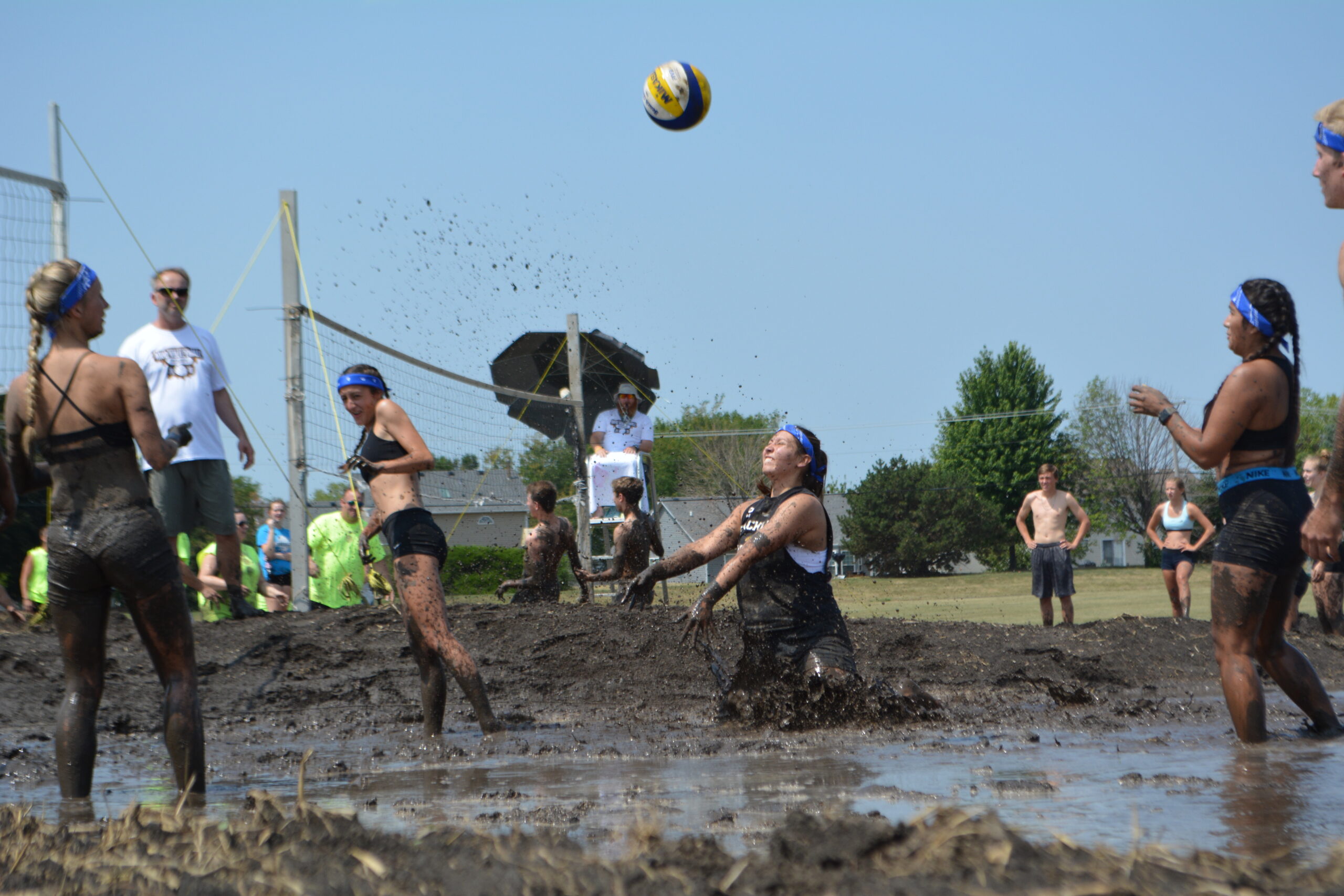 mud volleyball