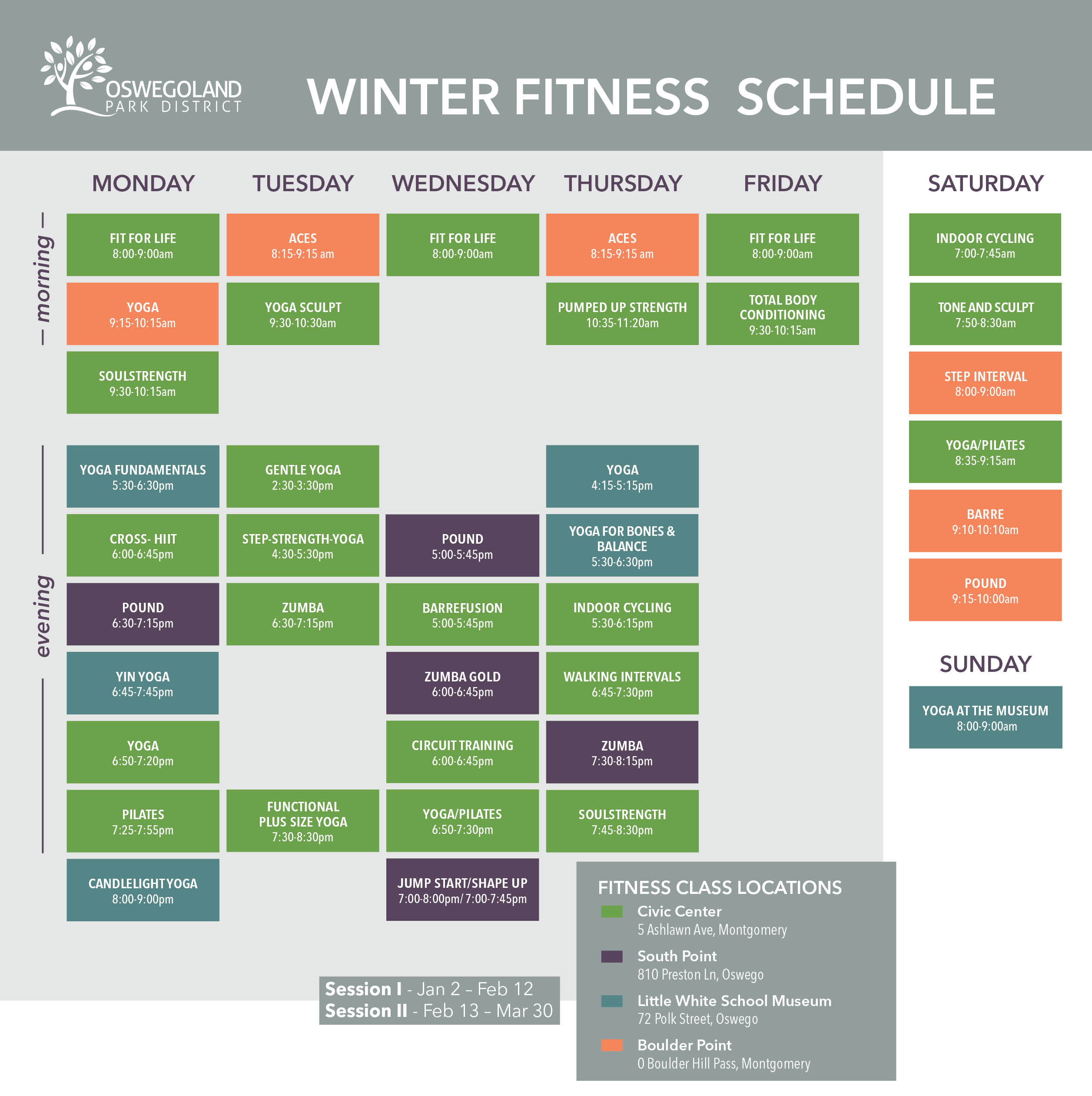 Fitness Chart W24